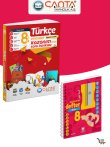 8.Sınıf Türkçe Etkinlikli Beceri Temelli Soru Bankası ve Akıllı Defter Seti 2 Eser