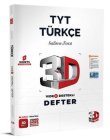 2024 3D Yayınları TYT Türkçe Video Destekli Defter