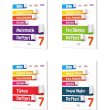 Gama Yaynlar Orjin  7. Snf Matematik + Fen + Trke + Sosyal Defter Seti 4 Kitap