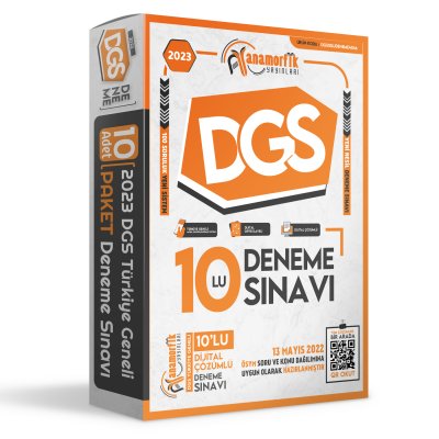 2024 DGS Anamorfik Yayınları TG YENİ SİSTEM Kurumsal 10lu Dijital Çözümlü Paket Deneme Sınavı 2024 DGS Anamorfik Yayınları TG YENİ SİSTEM Kurumsal 10lu Dijital Çözümlü Paket Deneme Sınavı