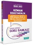 2022 Uzman Öğretmenlik Tamamı Çözümlü Soru Bankası Markaj Yayınları