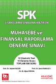 SPK Muhasebe ve Finansal Raporlama Deneme Sınavı