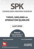 SPK Takas Saklama ve Operasyon lemleri Slayt Kitap 2022