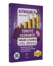 2023 Kaymakamlık Türkiye Ekonomisi Çözümlü Soru Bankası Dizgi Kitap