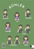 İşaret Dili ile Haftanın Günleri Posteri-TİD Eğitim Materyalleri