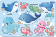 Br Toys Deniz Canlıları Puzzle Deniz Canlılarını Tanıyalım ilk puzzlem Çocuklar İçin Eğitici-öğretici Ahşap Puzzle