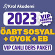 2023 ABT Sosyal Bilgiler + GY-GK + EB Kral l Canl Ders Paketi (Vip Derece Grubu)