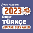 2023 ÖABT Türkçe Canlı Ders Paketi (Vip Derece Grubu)