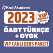 2023 ÖABT Türkçe + GY-GK Kral İkili Canlı Ders Paketi (Vip Derece Grubu)