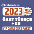 2023 ABT Trke + Eitim Bilimleri Kral kili Canl Ders Paketi (Vip Derece Grubu)