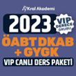 2023 ÖABT DKAB + GY-GK Kral İkili Canlı Ders Paketi (VIP Derece Grubu)