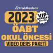 2023 ÖABT Okul Öncesi Video Ders Paketi -Notlu- (Vip Derece Grubu)