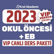 2023 ABT Okul ncesi + Eitim Bilimleri Kral kili Canl Ders Paketi (Vip Derece Grubu)