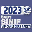 2023 ABT Snf retmenlii Canl Ders Paketi (Vip Derece Grubu)