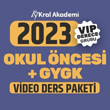 2023 ABT Okul ncesi + GY-GK Kral kili Video Ders Paketi -Notsuz- (Vip Derece Grubu)