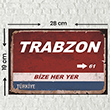 Trabzonspor Renkli Ahşap Poster