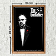 The Godfather Renkli Ahap Poster