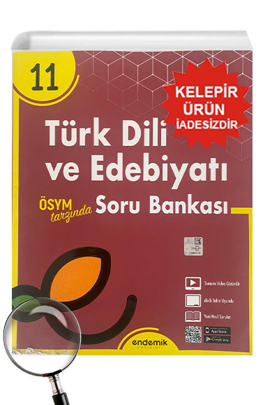 11.Sınıf Türk Edebiyatı Soru Bankası Endemik Yayınları 2023 -hasarlı