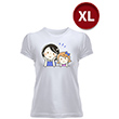 Anne Kz Kadn T-Shirt  XL beden Beyaz