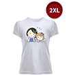 Anne Kz Kadn T-Shirt 2XL beden Beyaz