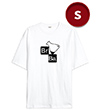 Oversize Unisex  Breaking Bad Temal Beyaz (S) Tshirt