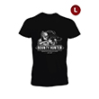 Erkek Bisiklet Yaka Bounty Hunter Temal Siyah T-Shirt (L) Beden